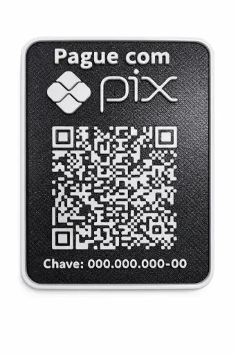 [YN-KIT-003] Placa Pix Personalizada